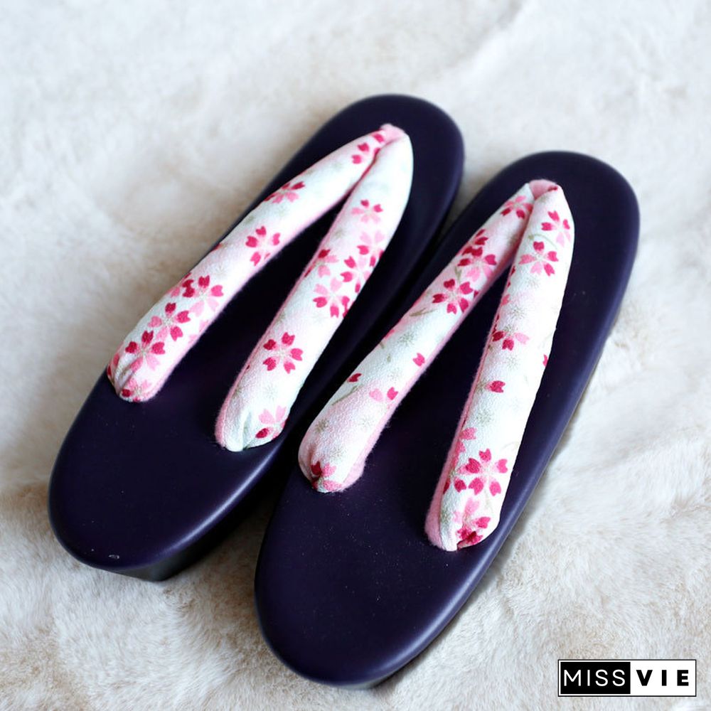 Print Japanese Kimono Slippers