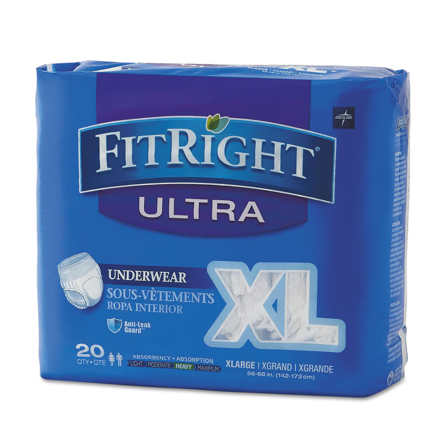 FitRight Ultra Protective Underwear by Medline MIIFIT23600A