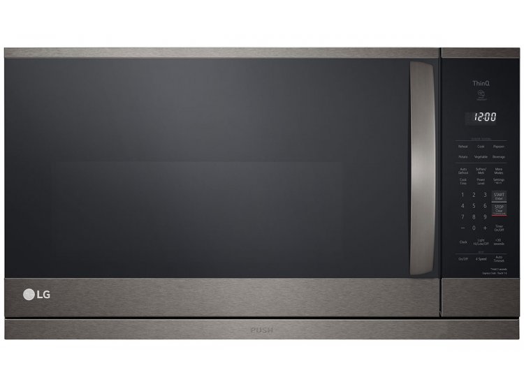 LG 2.1 Cu. Ft. PrintProof Black Stainless Steel Wi-Fi Enabled Over-The-Range Microwave Oven With EasyClean