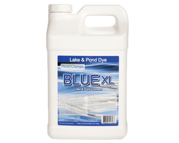 Pond Champs Blue XL Lake  Pond Dye， 2.5 Gallon - 11708