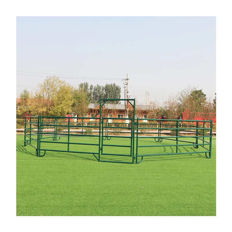 Factory supply High Quality Hot Selling 12 ft Horse Round Pen and Livestock Corral Panels