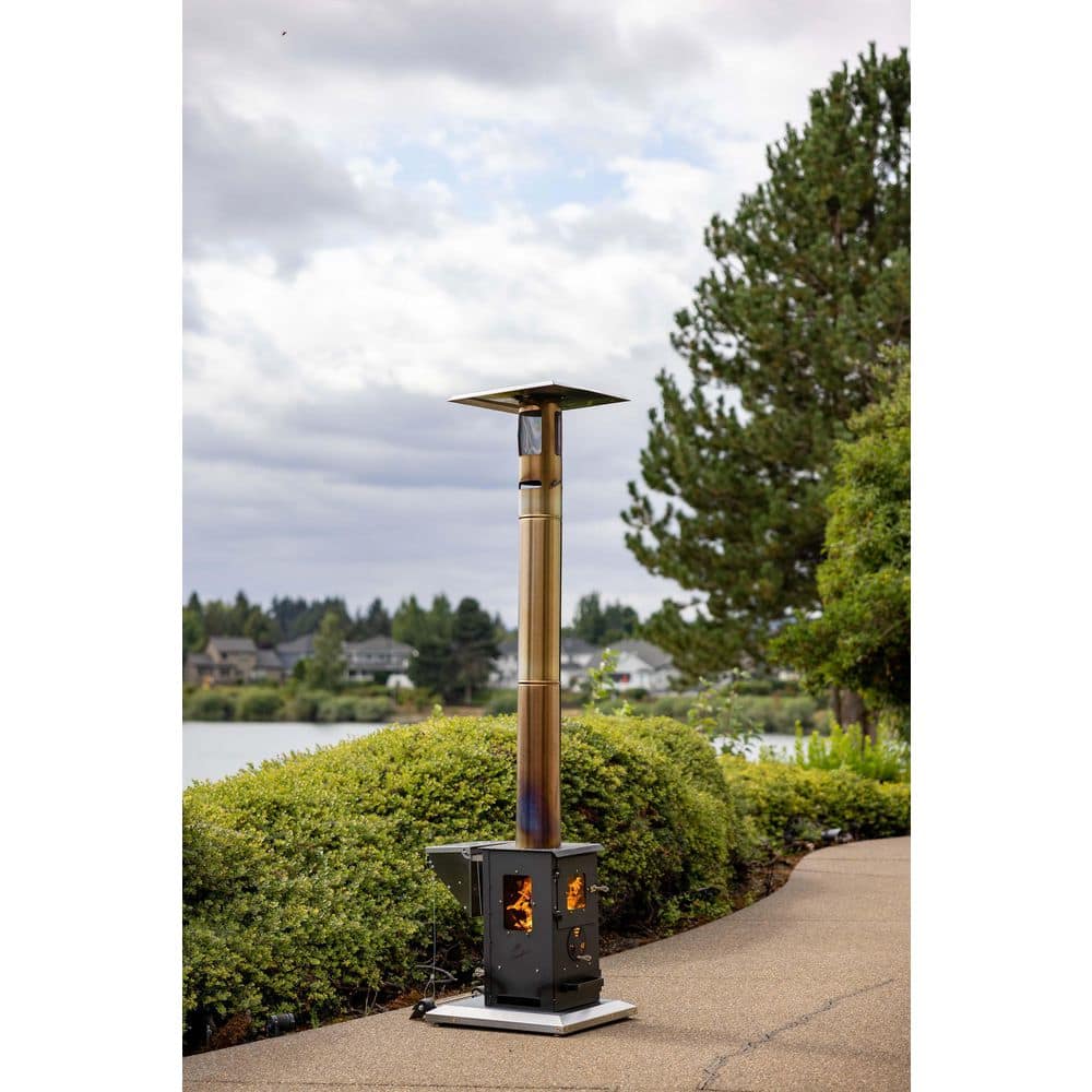 TIMBER STOVES 72,000 BTU Residential Wood Pellet Burning Patio Heater WPPHLT2.5LS