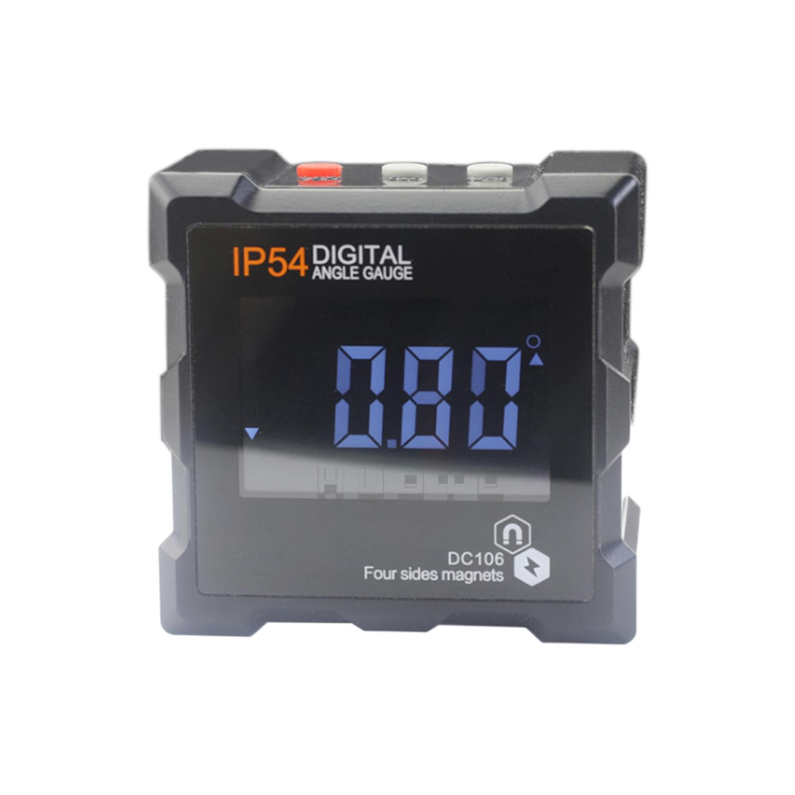 Angle Meter Inclinometer Digital Display Lcd Screen Waterproof And Dustproof Gradient Level Meter Protractor With Magnet On All Sides