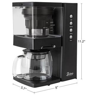 Shine Rapid Cold Brew 5-Cup Coffee Maker and Tea Machine SCB-100-A