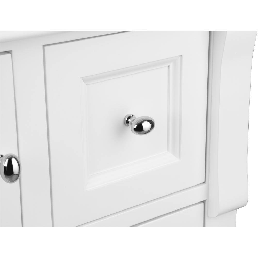 Home Decorators Collection Naples 60 in. W x 21-34 in. D Bath Vanity Cabinet Only in White nawa6021d