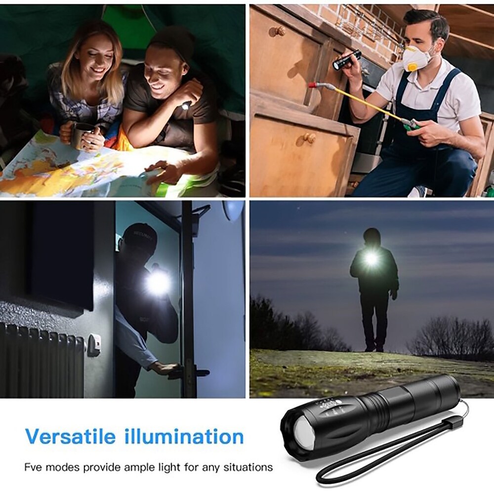 LED Tactical Flashlight S1000 High Lumen