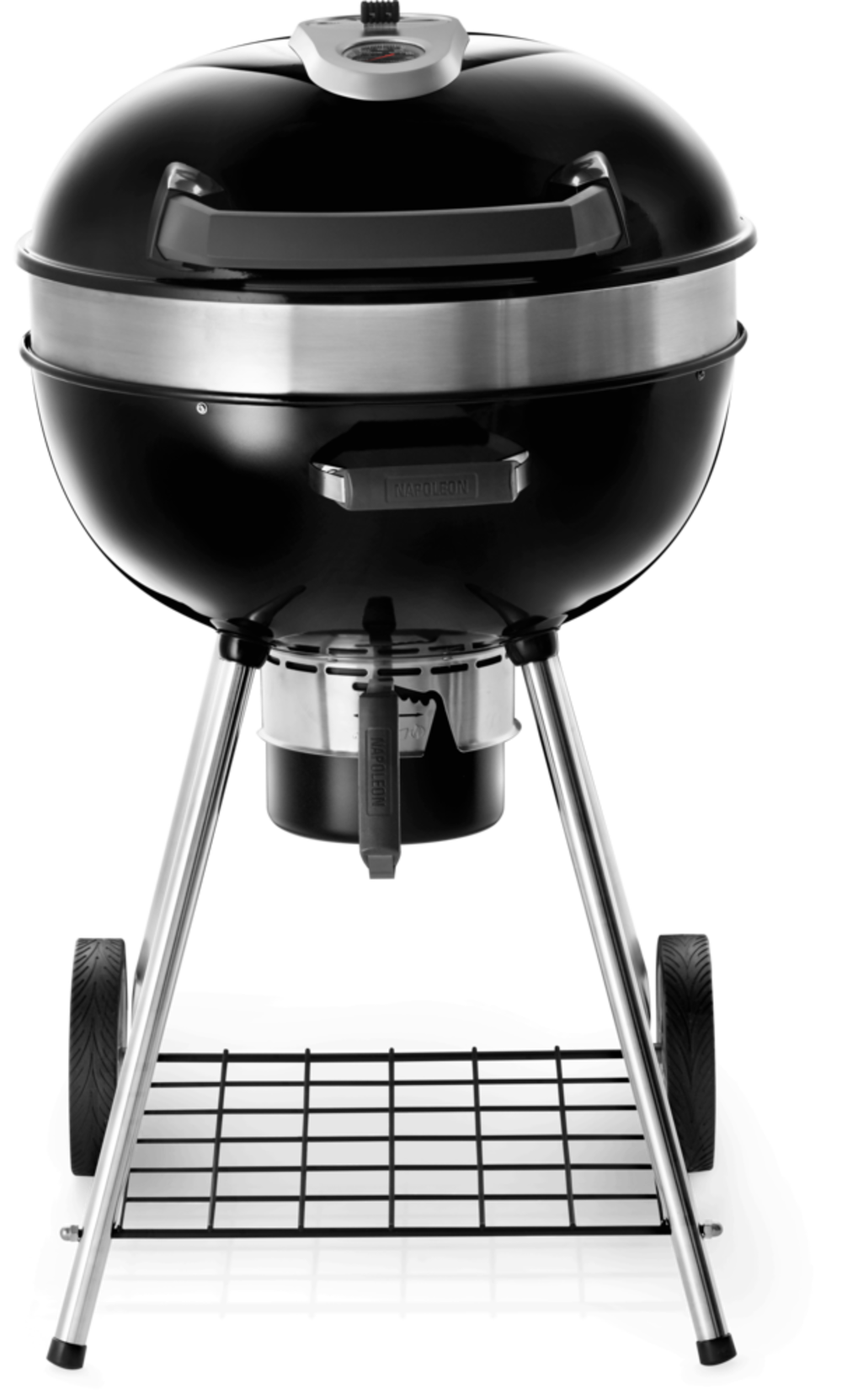 PRO Charcoal Kettle Grill， Black ;