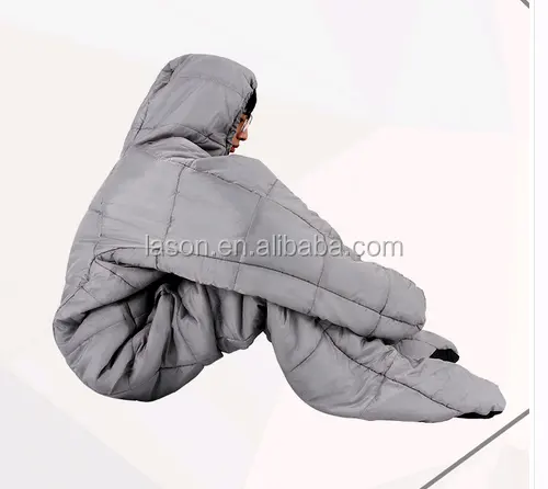 Good quality  human body style   warm Sleeping Bag Suit for Camping and hiking