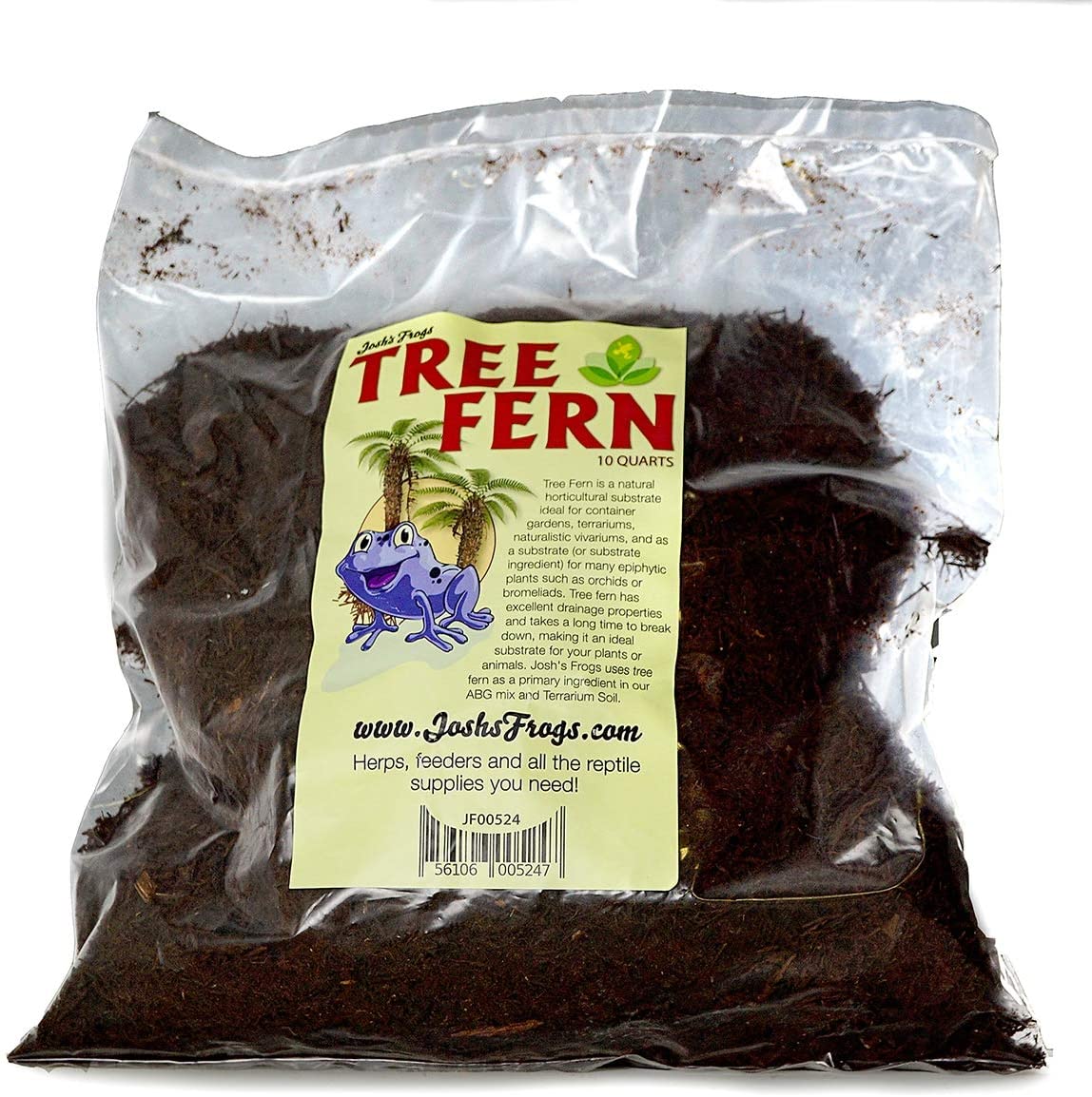 Josh's Frogs Tree Fern Fiber Substrate (10 Quarts)