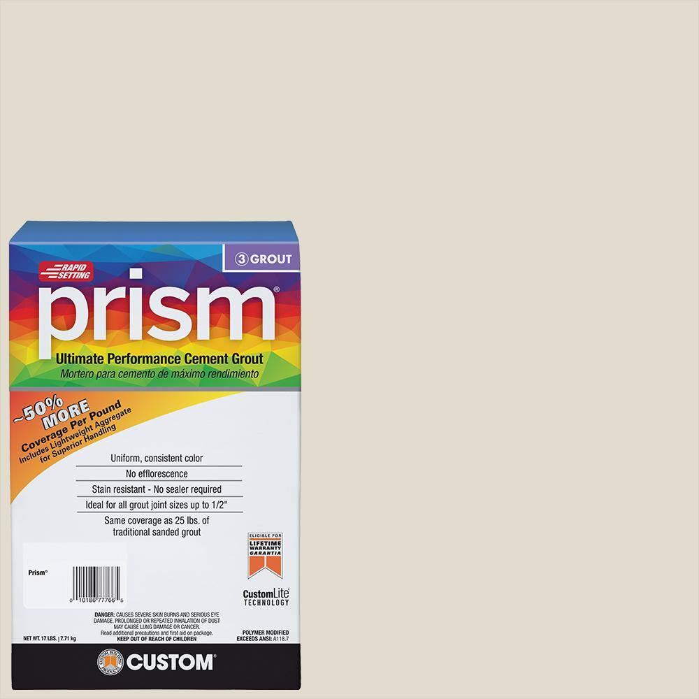 Custom Building Products Prism #11 Snow White 17 lb. Ultimate Performance Grout PG1117T