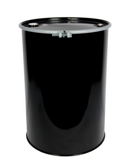 BASCO 55 Gallon Steel Drum  Open Head  Straight Si...