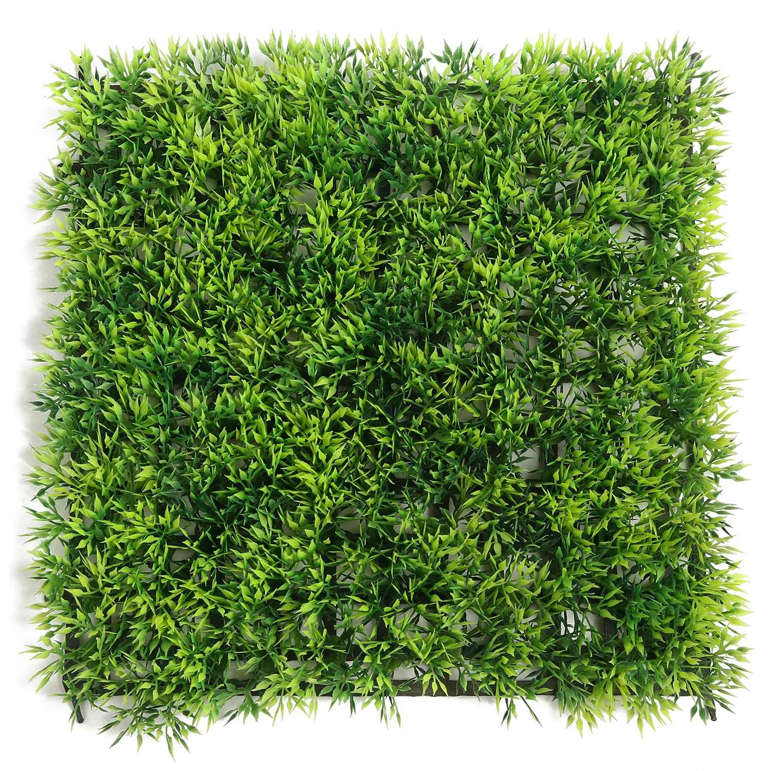 P2 1 Hight Quality Faux PE White Flower and Artificial Boxwood Green Grass Wall Panels for Indoor Outdoor Wall Decoration