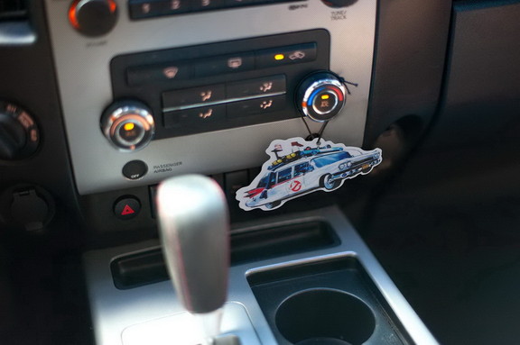 Ghostbusters ECTO 1 Car Air Freshener  New Car Sme...