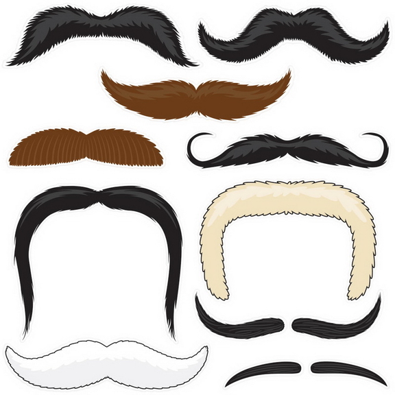 Brybelly Mr. Moustachio's Stach'oos  10 Temporary ...