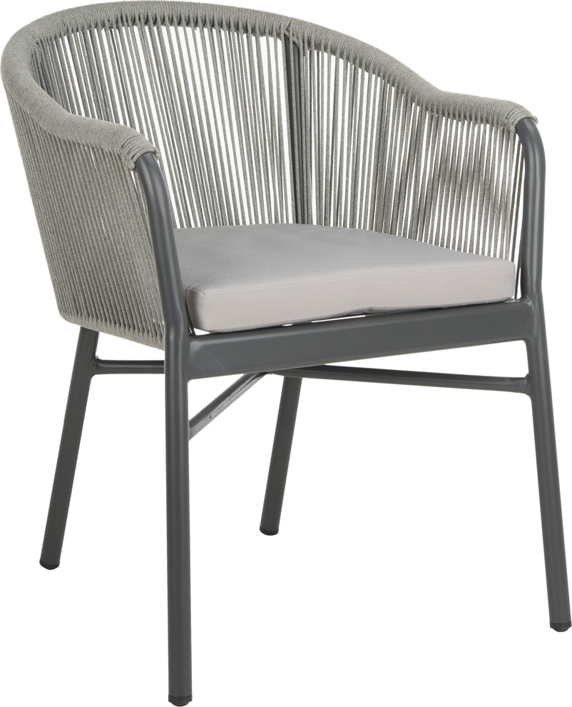 Nicolo Rope Chair (Set of 2)   Beach Style   Outdoor Dining Chairs   by HedgeApple  Houzz