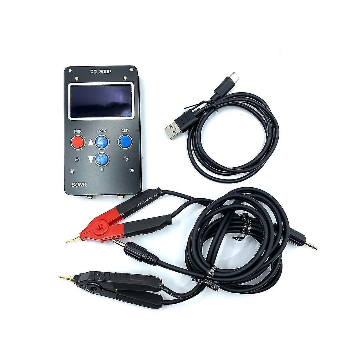 Rcl800p Mini Handheld Inductance Meter Ultra-thin Precision Digital Resistance Esr Meter Tester