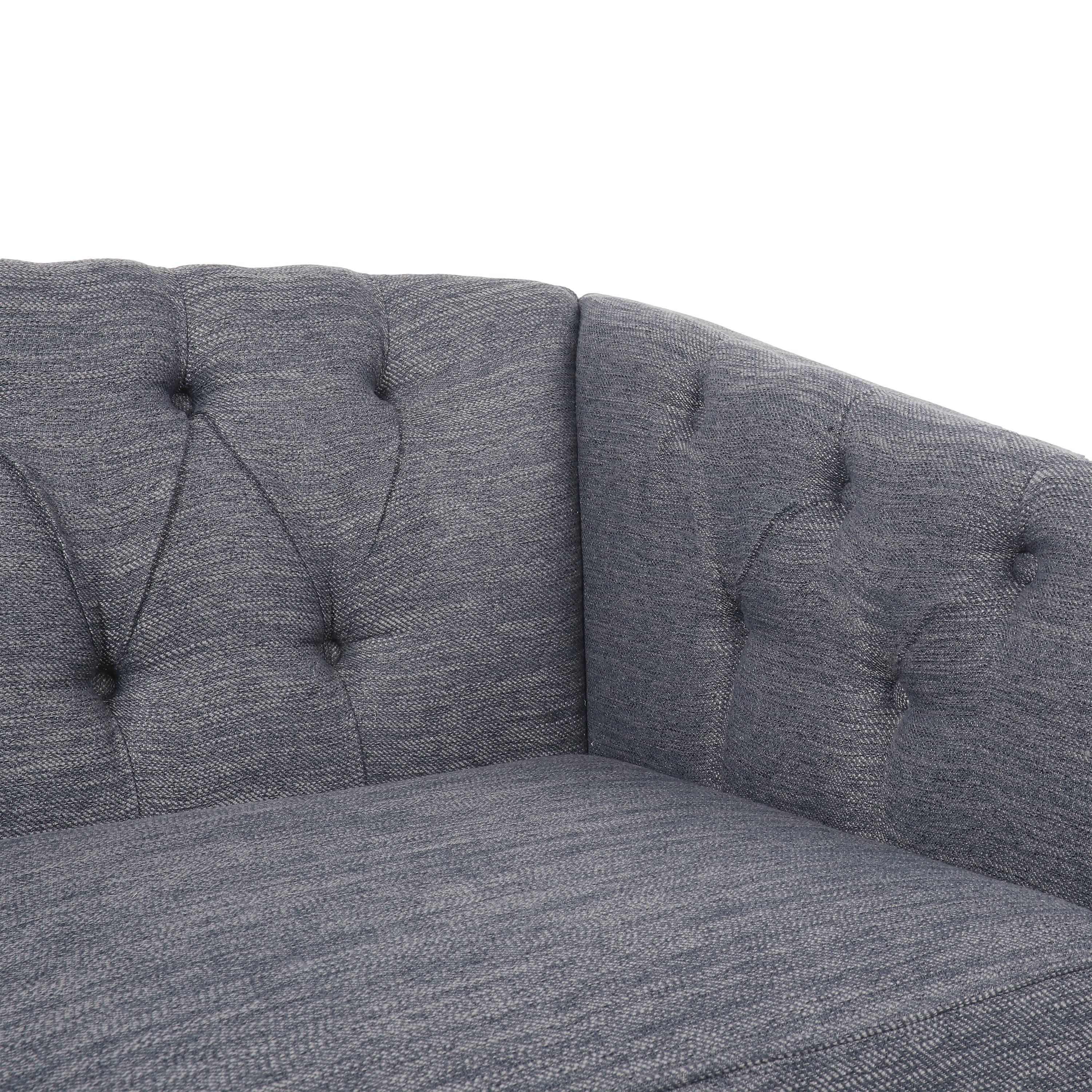 Jelm Contemporary Tufted Loveseat