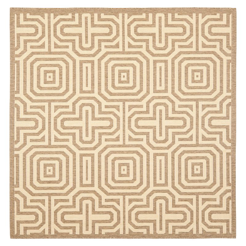 Safavieh Courtyard Geometric Print Indoor Outdoor Rug