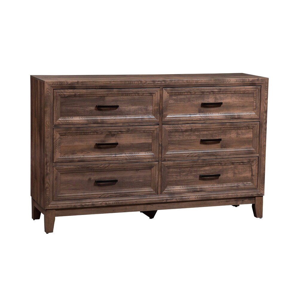 Ridgecrest Cobblestone 6 Drawer Dresser