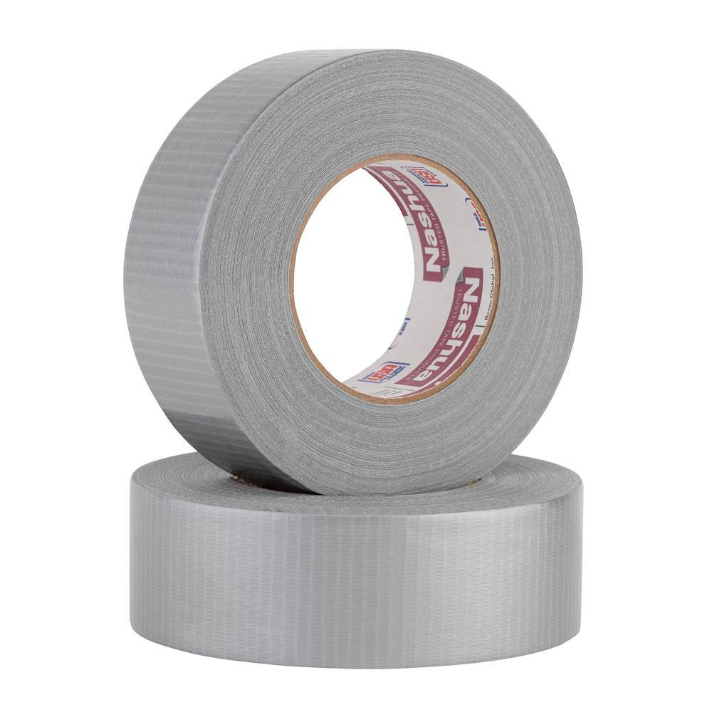 Nashua Tape 1.89 in. x 120 yd. 300 Heavy-Duty Duct Tape in Silver (2-Pack) 1541225