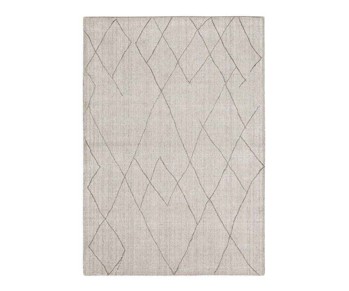 Karastan Tangier Tribal Diamond Rug - Silver