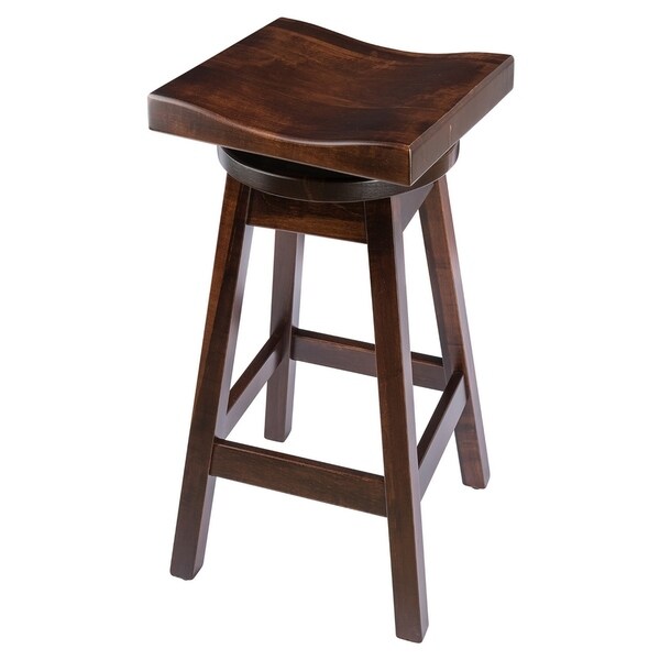 Swivel Urban Bar Stool in Maple Wood