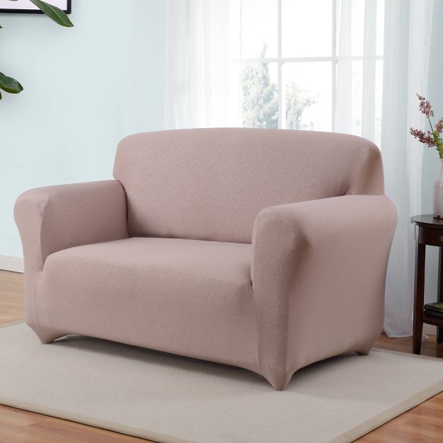 Ingenue Loveseat Slipcover Beige Kathy Ireland