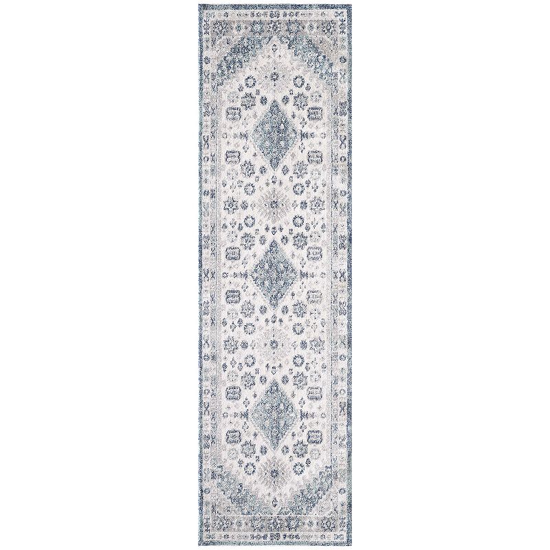 Loomaknoti Fentida Pale Cream and Light Grey Area Rug