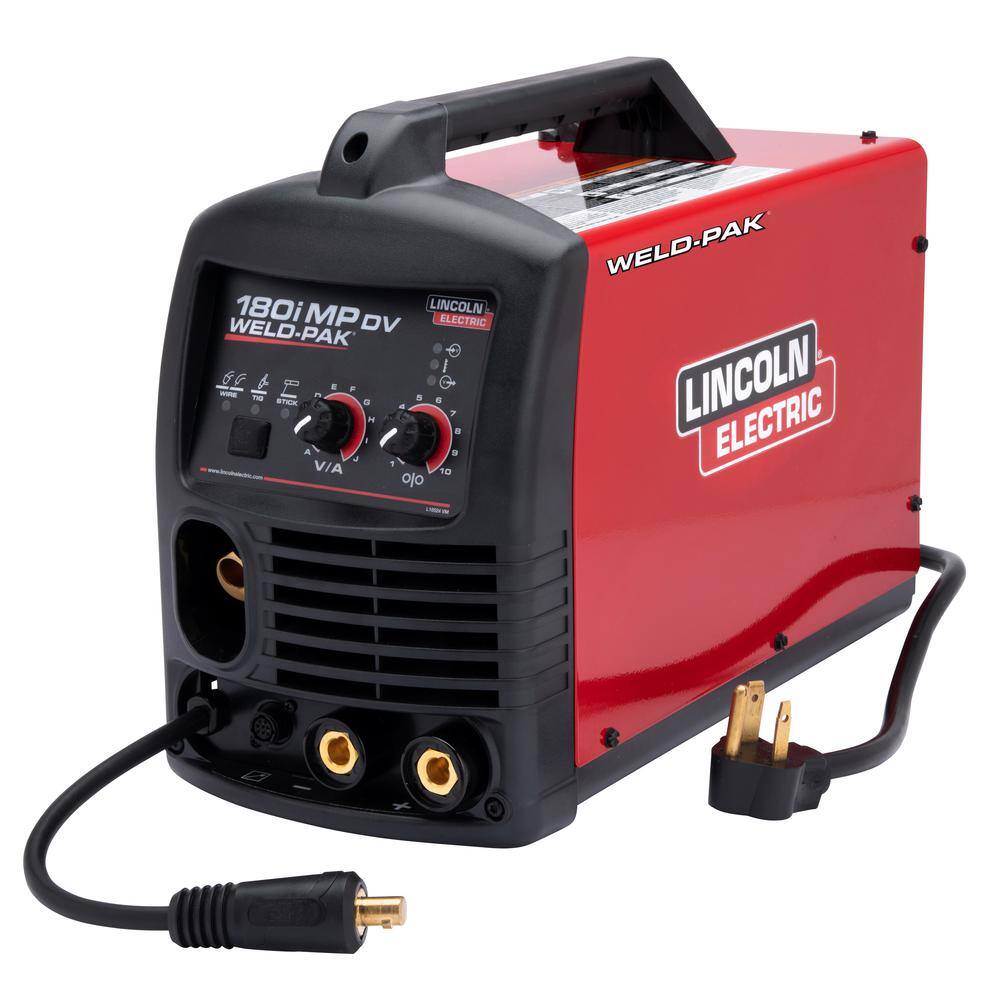 Lincoln Electric 180 Amp Weld-Pak 180i Multi-Process StickMIGFlux-CoreTIG 120V or 230V Aluminum Welder with Spool Gun sold separately K5257-1