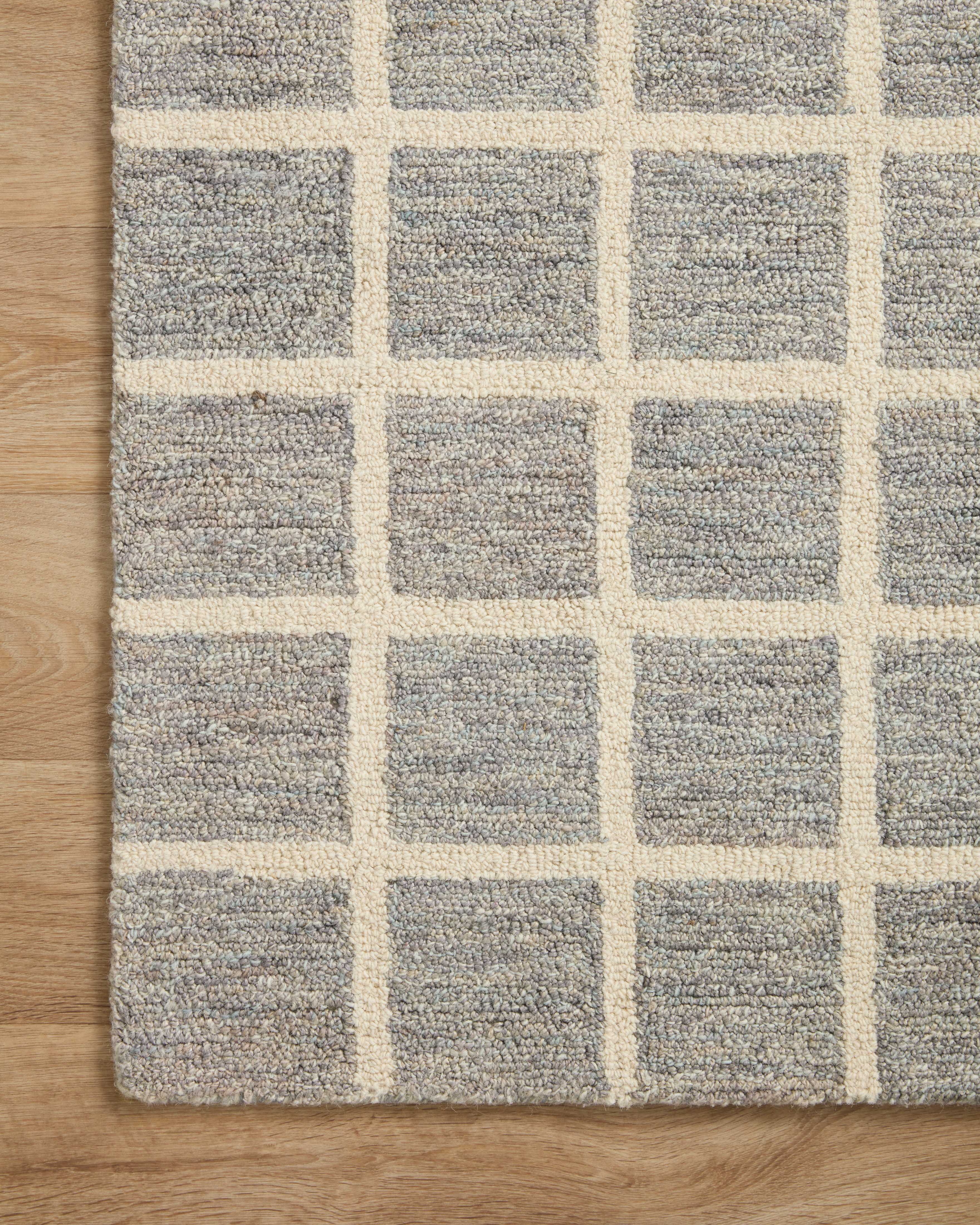 Polly Hand Tufted Slate & Ivory Rug