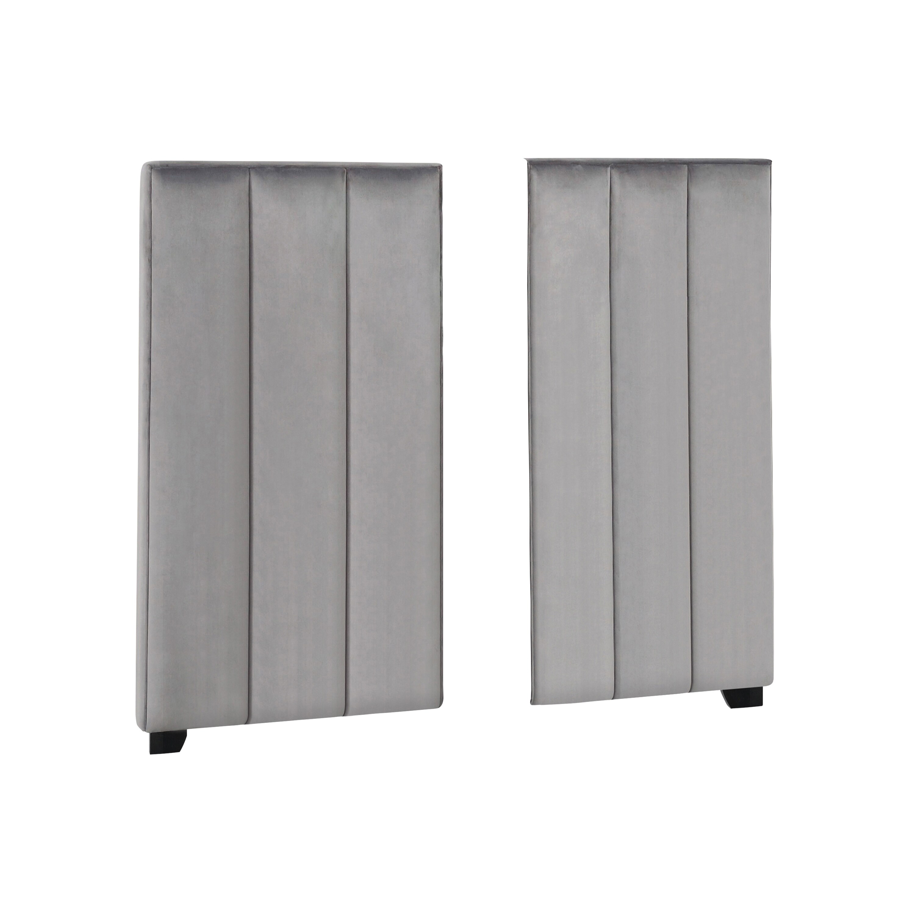 Coaster Furniture Arles Grey Vertical Channeled Tufted Wall Bed Panel - - 32247794