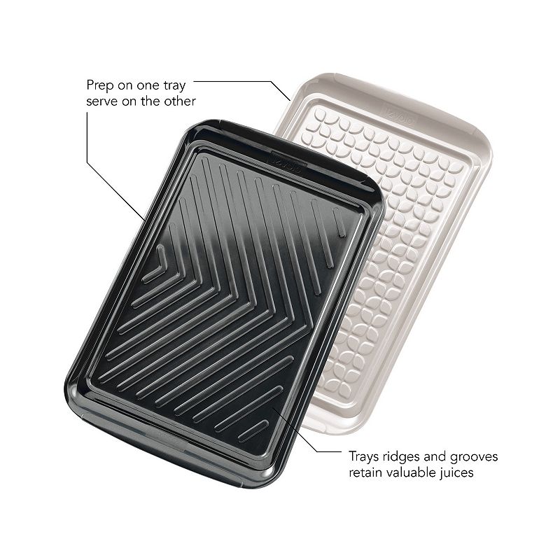 Tovolo Prep and Serve BBQ Tray Set