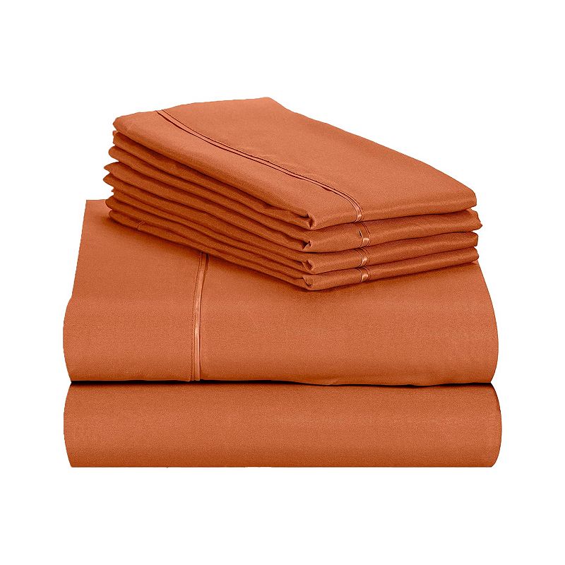 Luxclub's Premium Bed Sheet Set - Silky Soft， Deep Pockets 18， Eco-friendly， Wrinkle-free