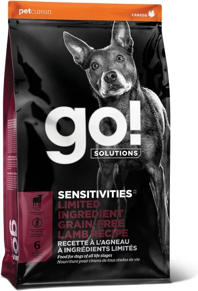 Go! SENSITIVITIES Limited Ingredient Lamb Grain-Free Dry Dog Food