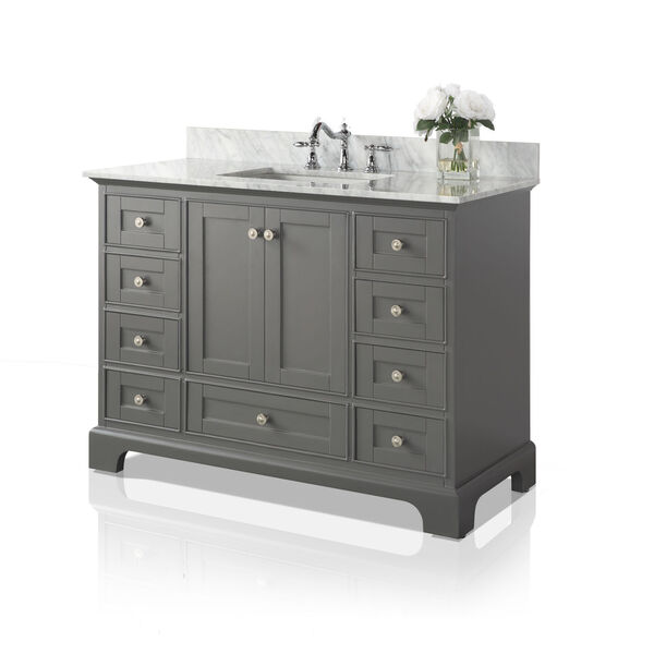 Audrey Sapphire Gray 48-Inch Vanity Console