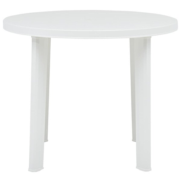 vidaXL Patio Table White 35