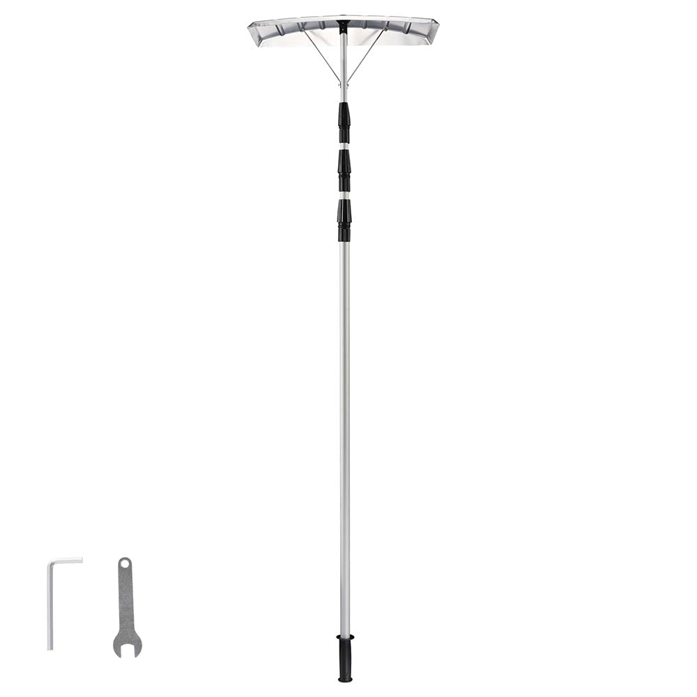 Yescom Telescoping Roof Rake Aluminum Snow Rake 20ft