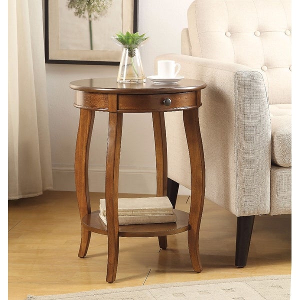 Alysa End Table， Walnut