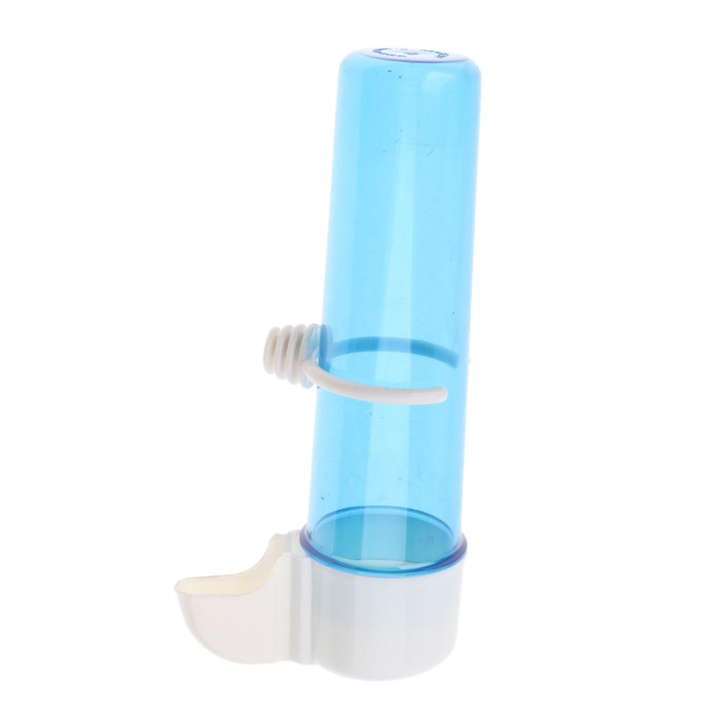 2 Pieces Automatic Bird Water Dispenser Bird Cage Waterer Feeder Bird Accessory Drinker Bottle for Hamster Parrot Cage Accessories