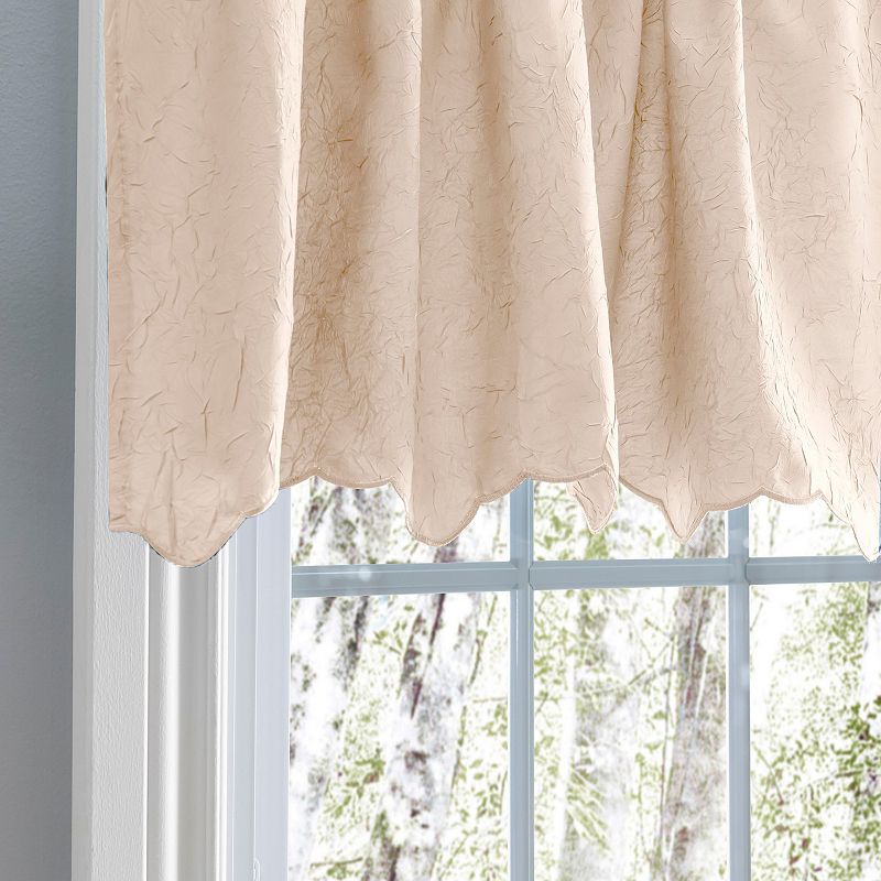 Portland Crushed All Season Taffeta Design Premium Quality Rod Pocket Valance