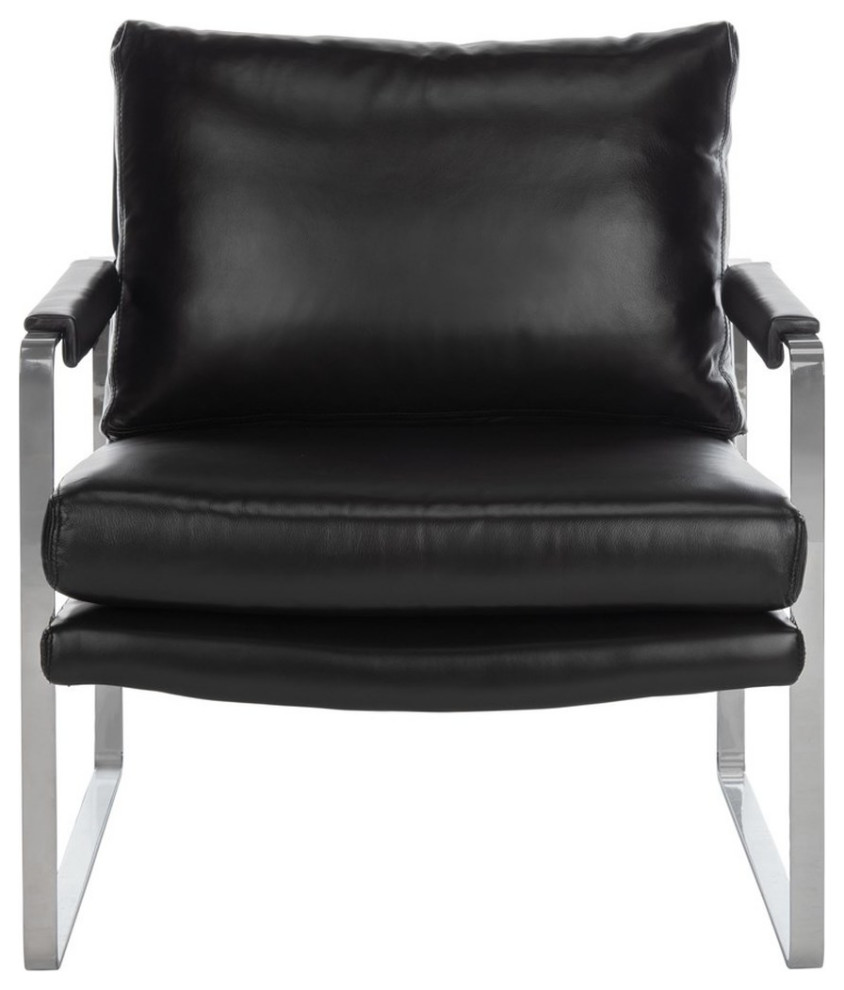 Gabriele Metal Accent Chair   Contemporary   Armchairs And Accent Chairs   by Peachtree Fine Furniture  Houzz