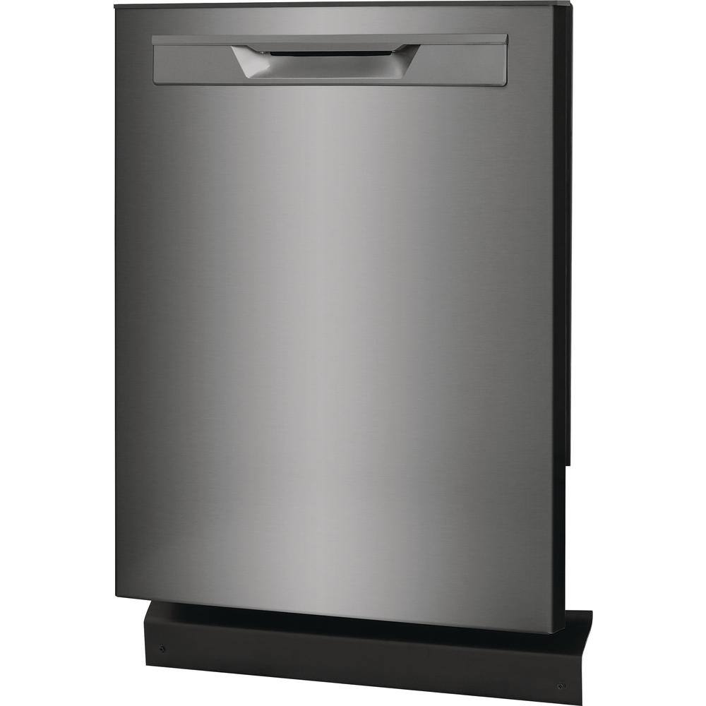 FRIGIDAIRE GALLERY 24 in. in Black Stainless Steel Built-In Tall Tub Dishwasher GDPP4517AD