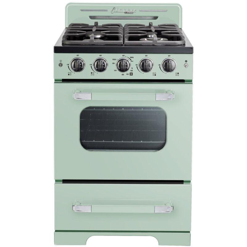 Unique Appliances 24-inch Freestanding Gas Range with Convection Technology UGP-24CR LG