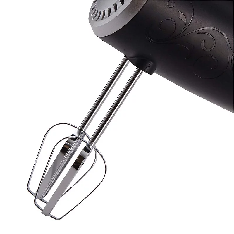 Brentwood HM-44 150 Watt 5 Speed Electric Kitchen Egg Beater Hand Mixer， Black