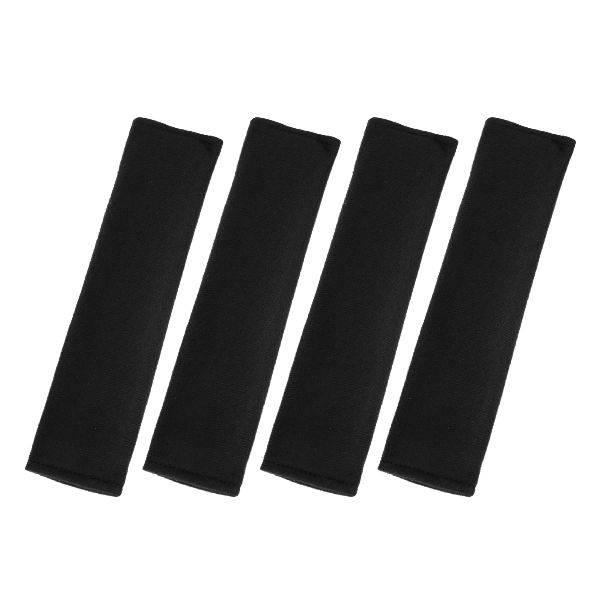 Unique Bargains Black Car Safety Seat Belt Pads Cover with Soft Polyester Fiber Auto Seatbelt Shoulder Pad 4 Pcs