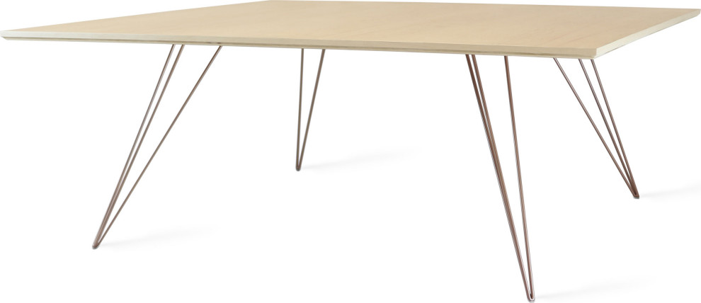 Williams Square Coffee Table   Midcentury   Coffee Tables   by HedgeApple  Houzz