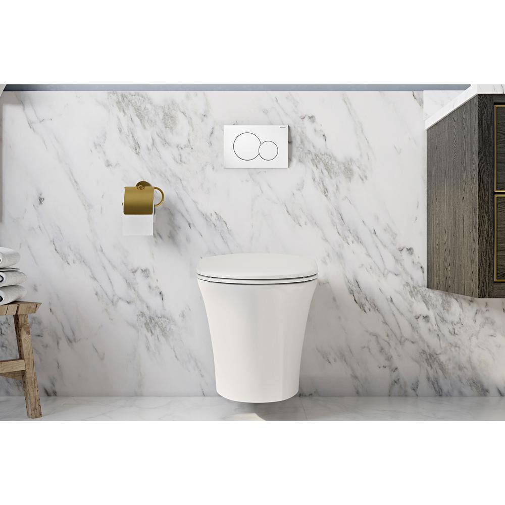 Geberit MUSE 2-piece 0.81.6 GPF Dual Flush Elongated Toilet with 2 in. x 4 in. Concealed Tank and Plate in White Seat Included C-6620KIT2X4