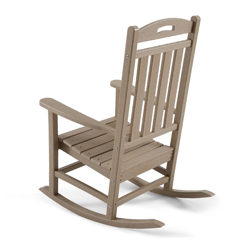 Polydun Outdoor Plastic Rocking Chair