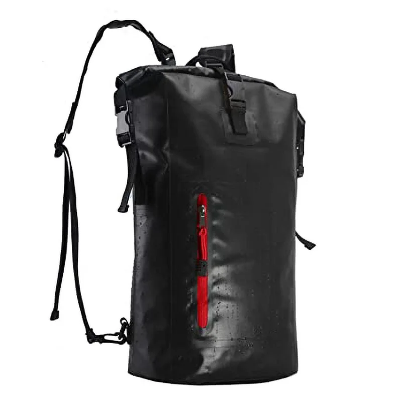 OEM ODM 25L Backpack 100% Waterproof Roll Top Bag Backpack Dry Bag for Hiking Camping Outdoor