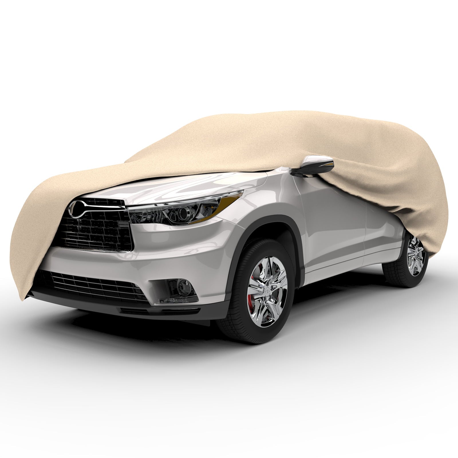 Budge Industries Protector IV Tan SUV Cover， 4 Layer Reliable Weather Protection for SUVs， Multiple Sizes